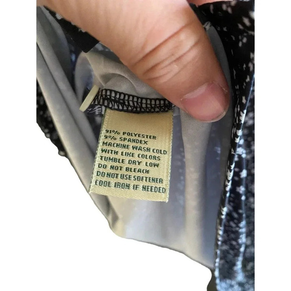 Donald Rose Sportswear Men's Gray Floral Print Button Up Polo Shirt Size M - Picture 3 of 5